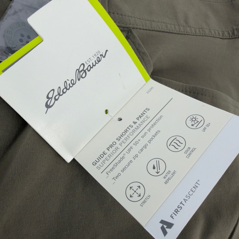 NEW Eddie Bauer Guide Pro Shorts Mens 44 First Ascent Stretch Cargo Hiking - Picture 4 of 8